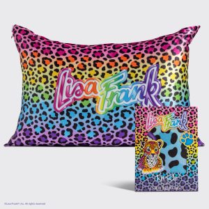 Lisa Frank x Kitsch Satin Pillowcase in Rainbow Leopard 2 Pack